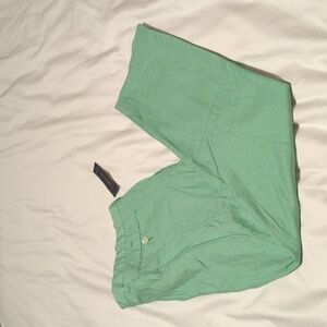Polo by Ralph Lauren Slim Fit Green/white trousers.